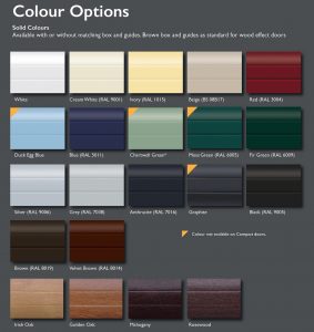 roller-door-colour-options