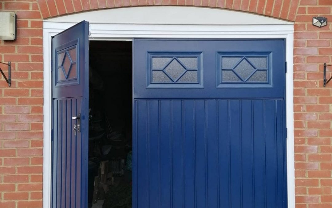 split side hinged garage door